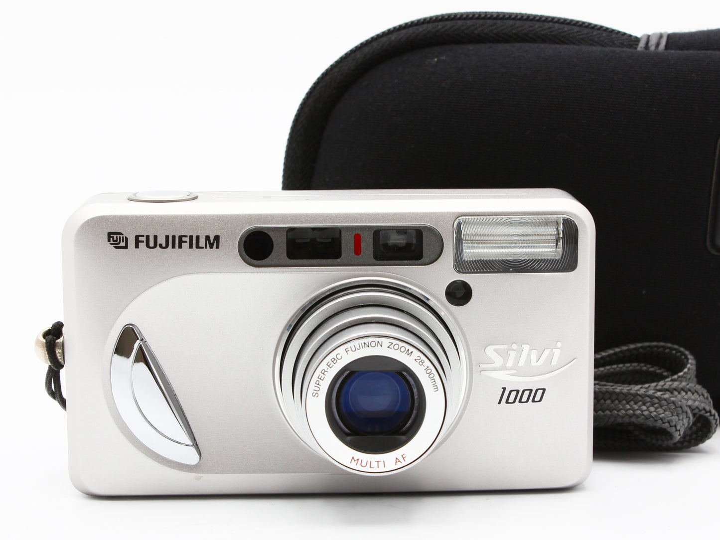FUJIFILM Silvi 1000 Silver 35mm Point & Shoot Film Camera 28-100mm Lens【Exc+4】