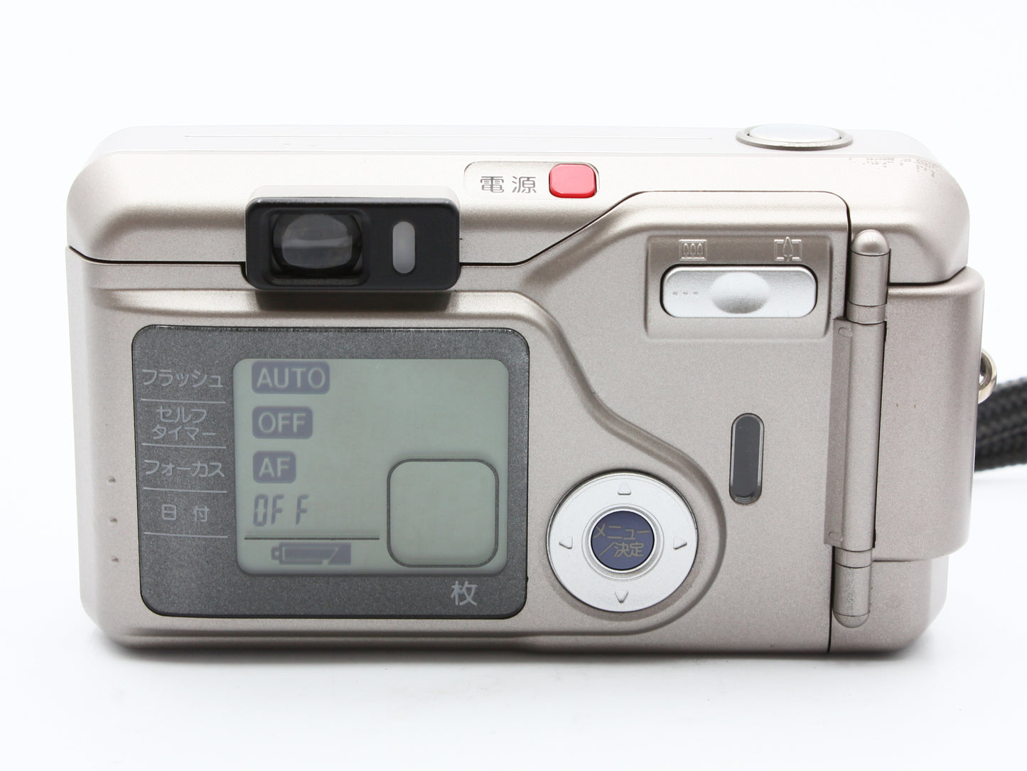 FUJIFILM Silvi 1000 Silver 35mm Point & Shoot Film Camera 28-100mm Lens【Exc+4】