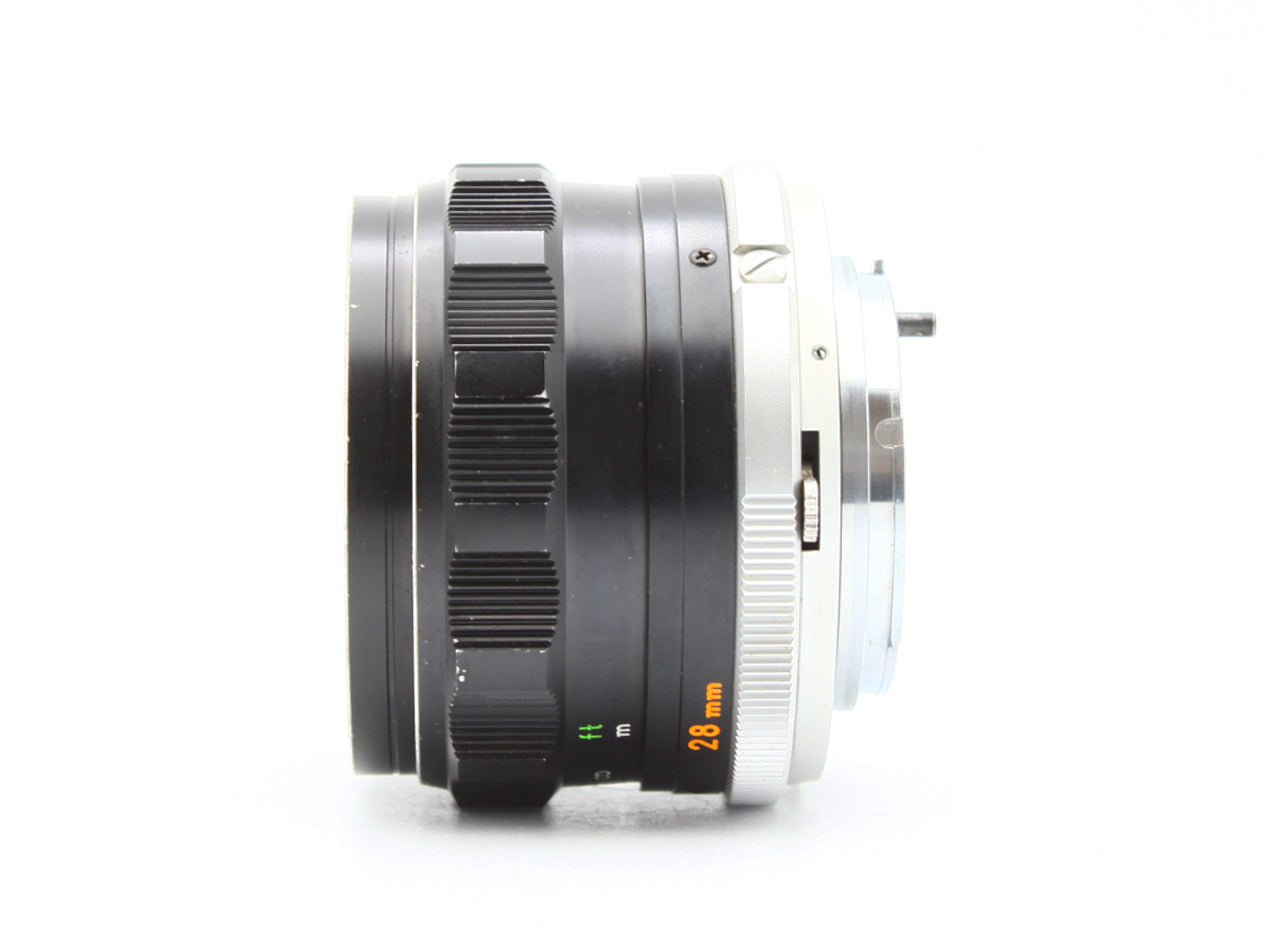 MINOLTA SRT101 SLR Film Camera MC W.ROKKOR-SG 28mm f/3.5 Lens JAPAN【VeryGood】