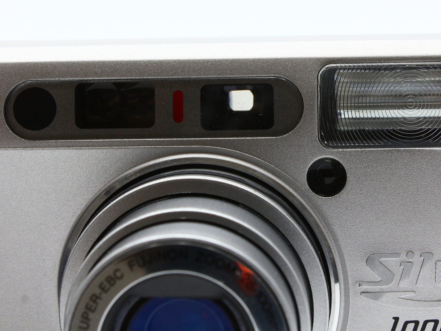 FUJIFILM Silvi 1000 Silver 35mm Point & Shoot Film Camera 28-100mm Lens【Exc+4】