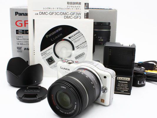 Panasonic LUMIX DMC-GF3 Digital Camera 14-42mm f/3.5-5.6 Lens from JAPAN【Exc+4】