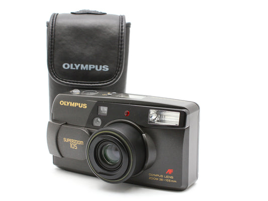 OLYMPUS SUPER ZOOM 105 Point & Shoot 35mm Film Camera from JAPAN【NearMint】