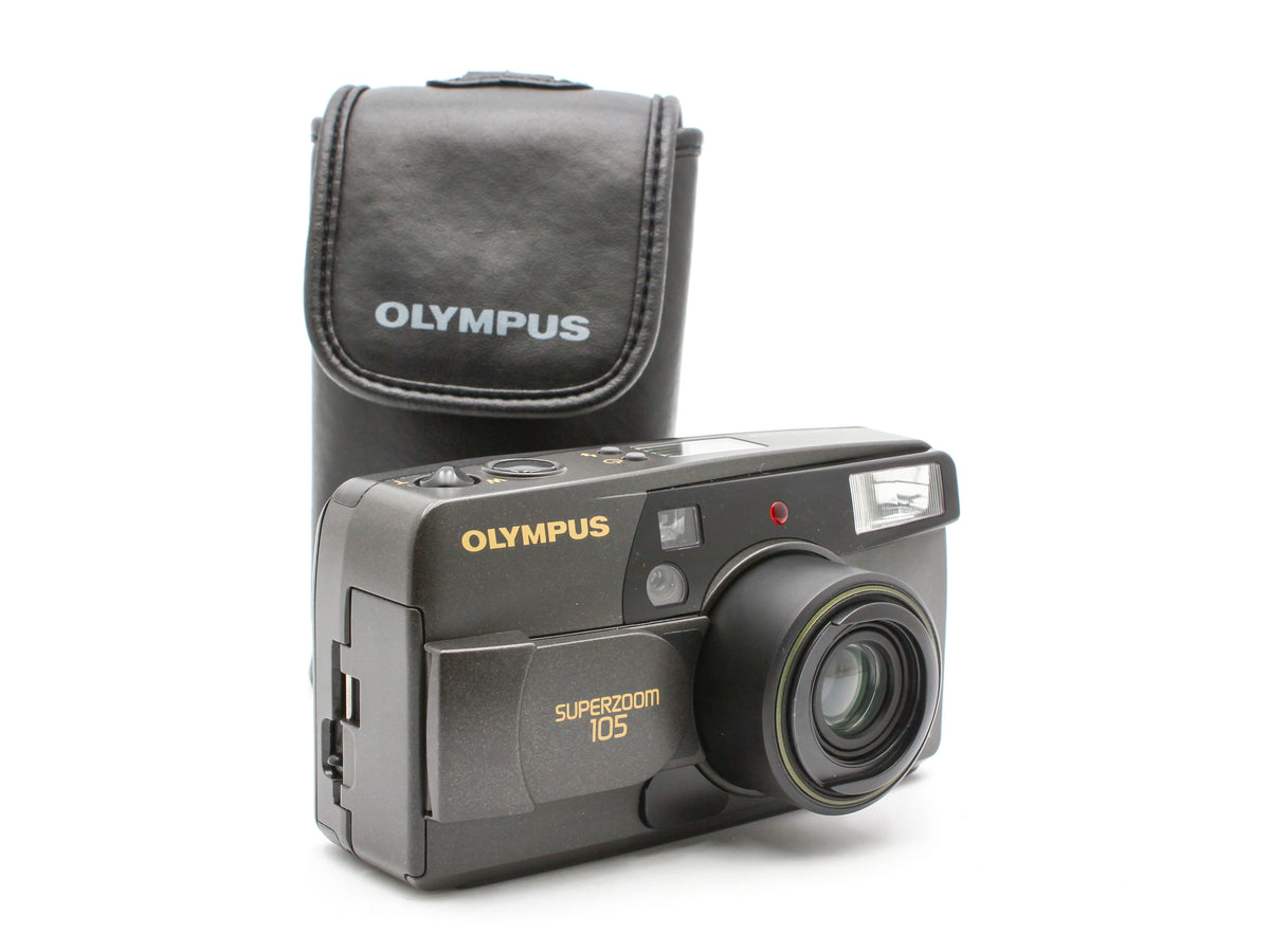 OLYMPUS SUPER ZOOM 105 Point & Shoot 35mm Film Camera from JAPAN【NearMint】