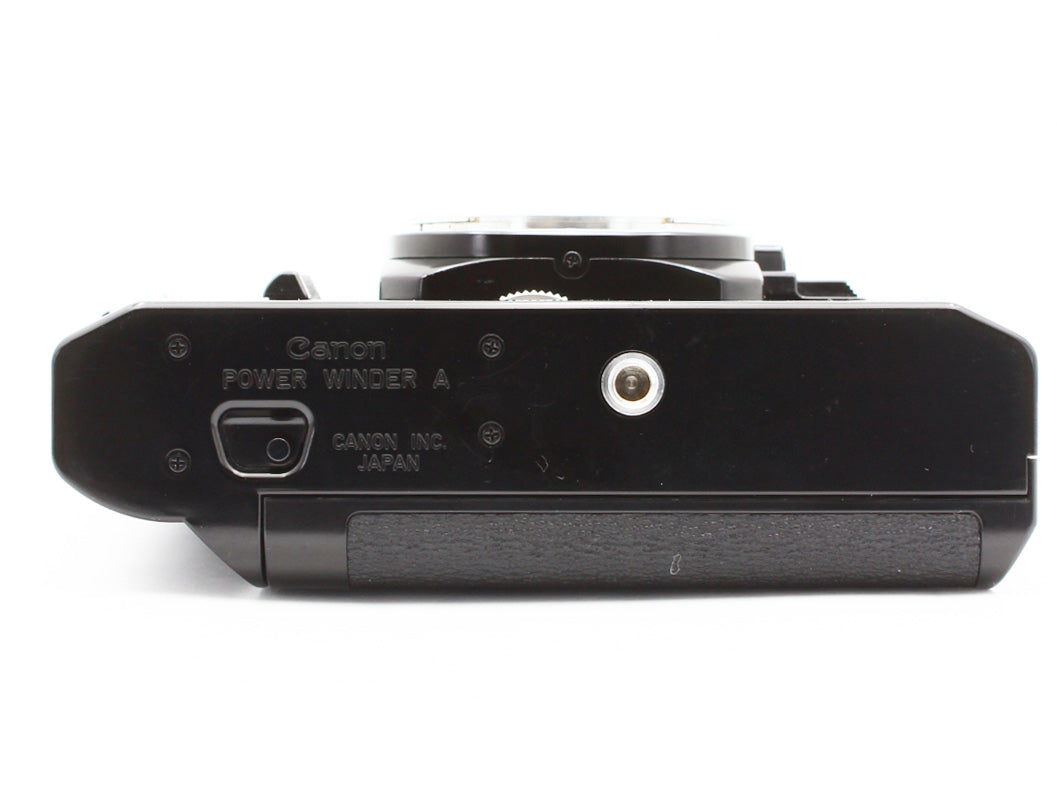 Canon AE-1 SLR Film Camera Black Power Winder A FD 50mm f/1.4 S.S.C. Lens【Exc+4】