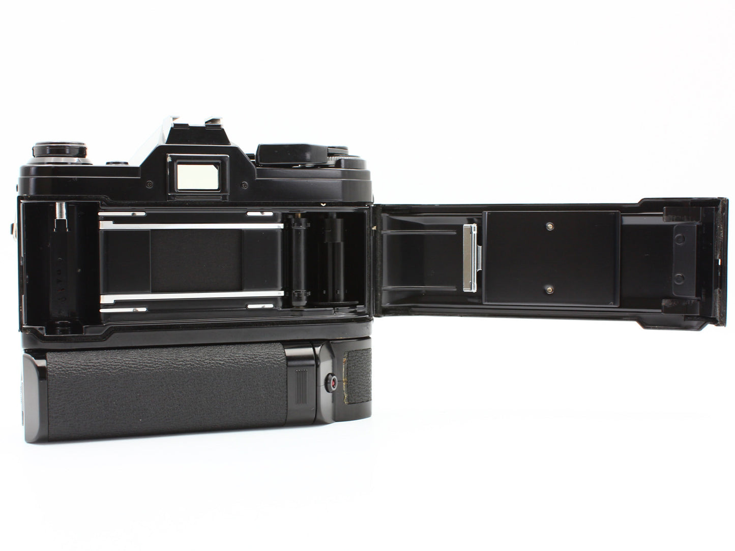 Canon AE-1 SLR Film Camera Black Power Winder A FD 50mm f/1.4 S.S.C. Lens【Exc+4】