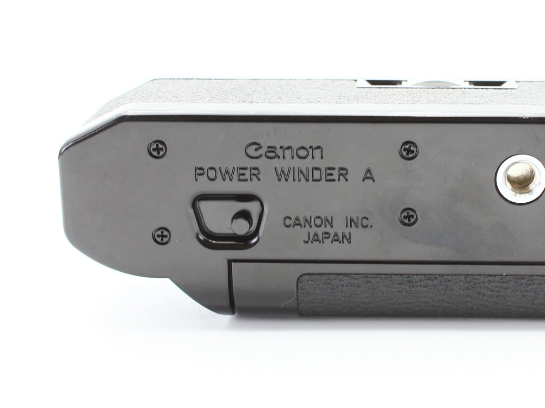 Canon AE-1 SLR Film Camera Black Power Winder A FD 50mm f/1.4 S.S.C. Lens【Exc+4】