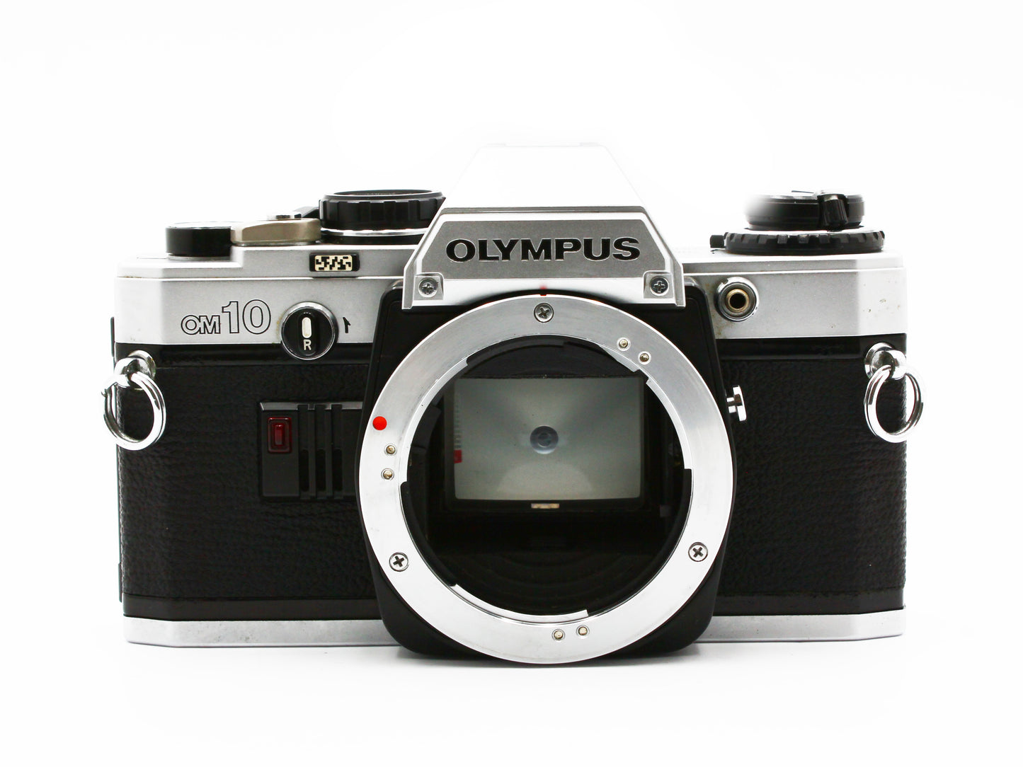 Olympus OM-10 Silver 35mm SLR Film Camera Zuiko Auto-S 50mm F1.8 Lens【Exc+3】