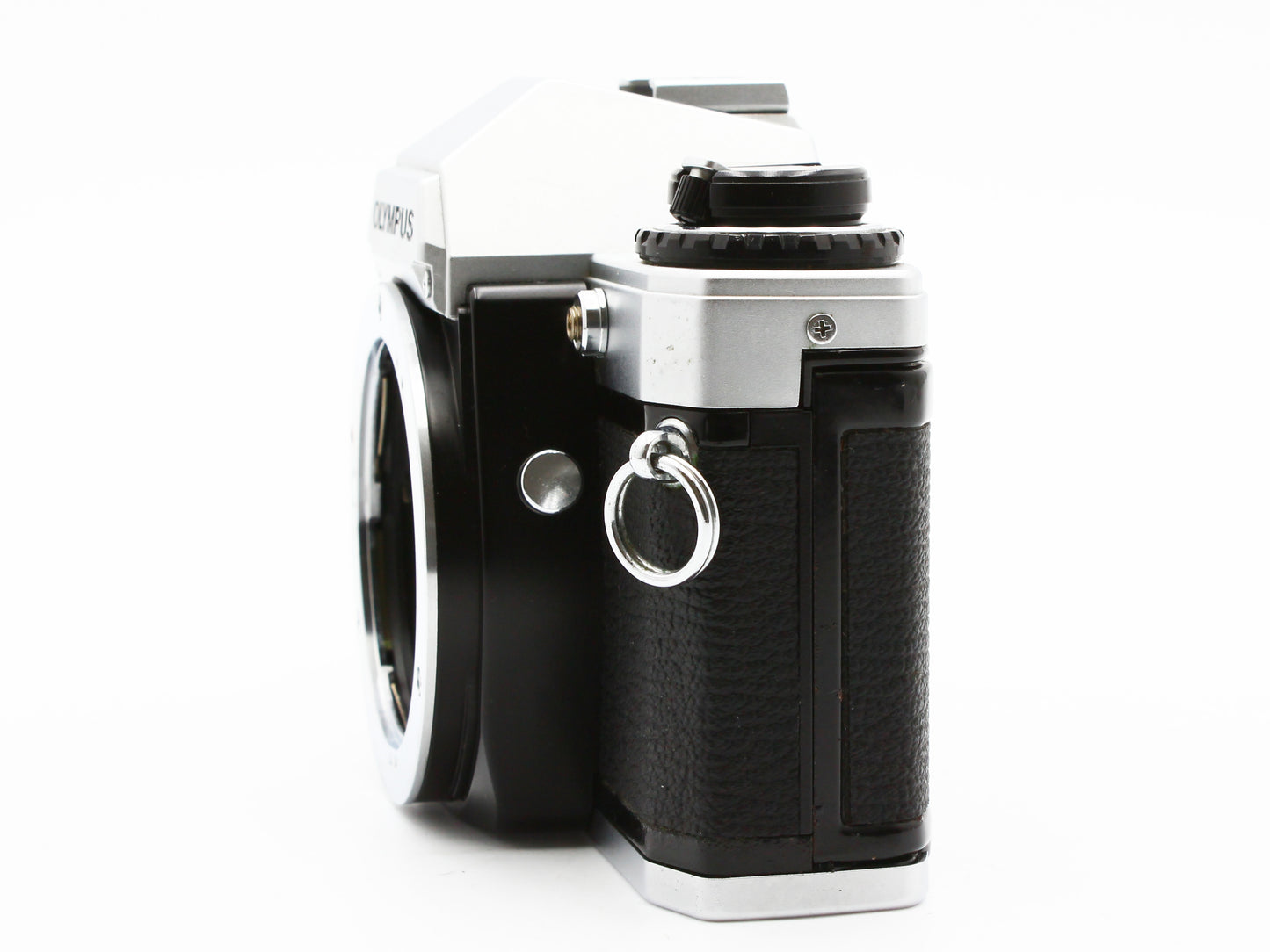 Olympus OM-10 Silver 35mm SLR Film Camera Zuiko Auto-S 50mm F1.8 Lens【Exc+3】