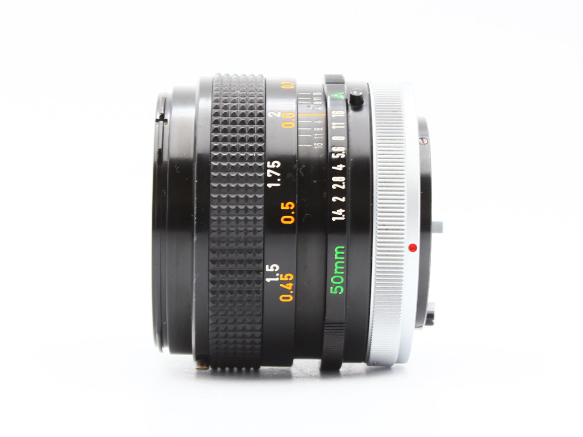 Canon AE-1 SLR Film Camera Black Power Winder A FD 50mm f/1.4 S.S.C. Lens【Exc+4】