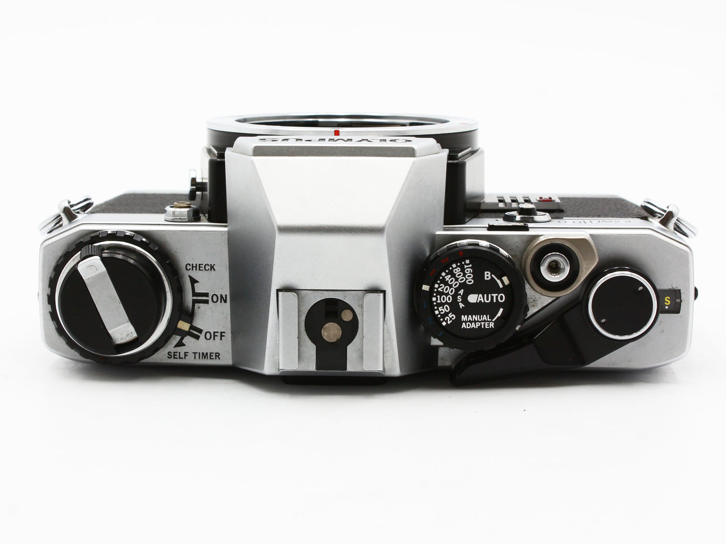 Olympus OM-10 Silver 35mm SLR Film Camera Zuiko Auto-S 50mm F1.8 Lens【Exc+3】