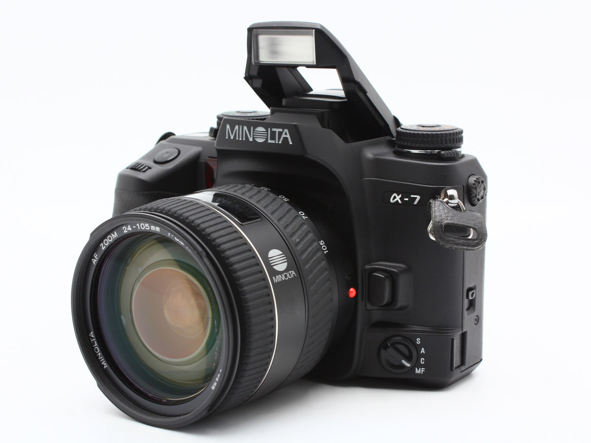 MINOLTA α-7 Maxxum 7 SLR Film Camera 24-105mm 3.5-4.5D AF Zoom Lens JAPAN【Exc+3】