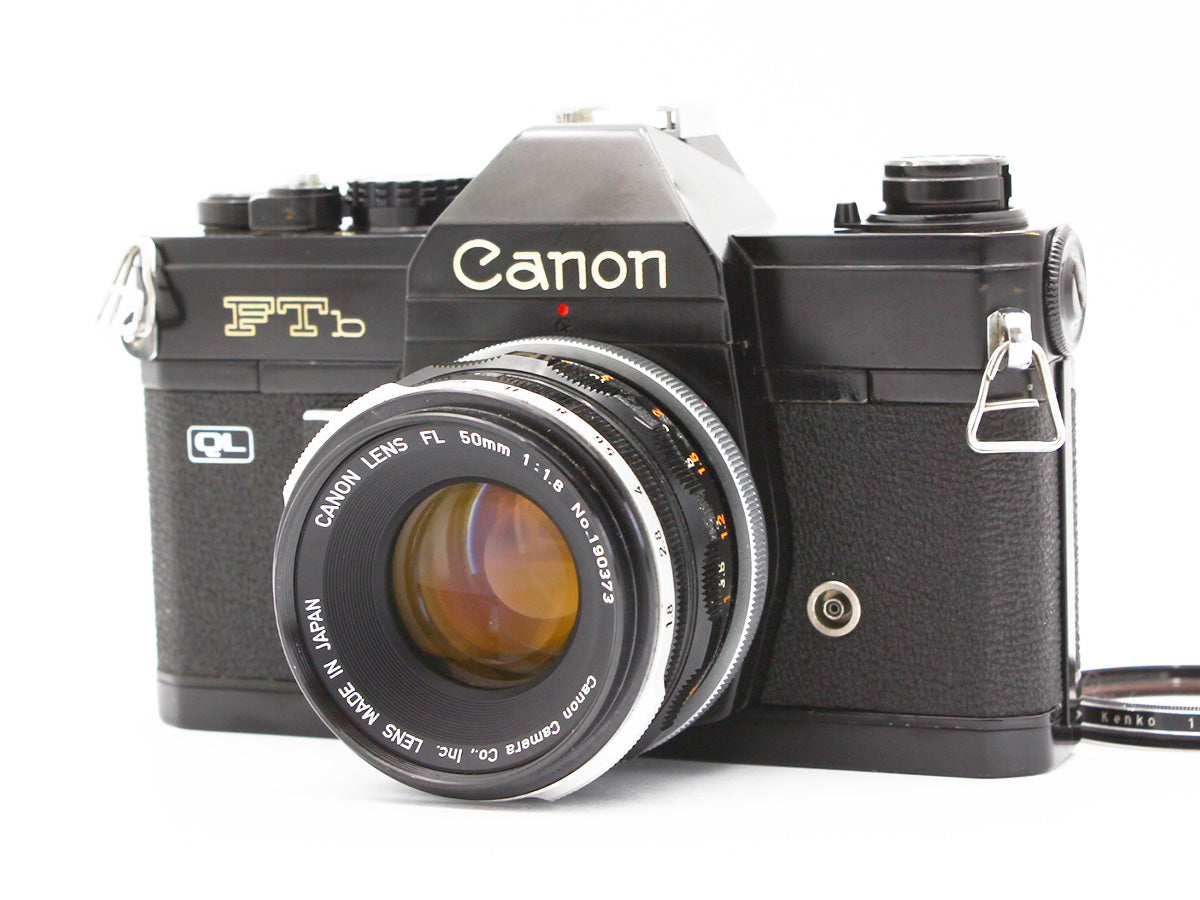 Canon FTb QL 35mm SLR Film Camera Canon FL 50mm f/1.8 Lens from JAPAN【VeryGood】