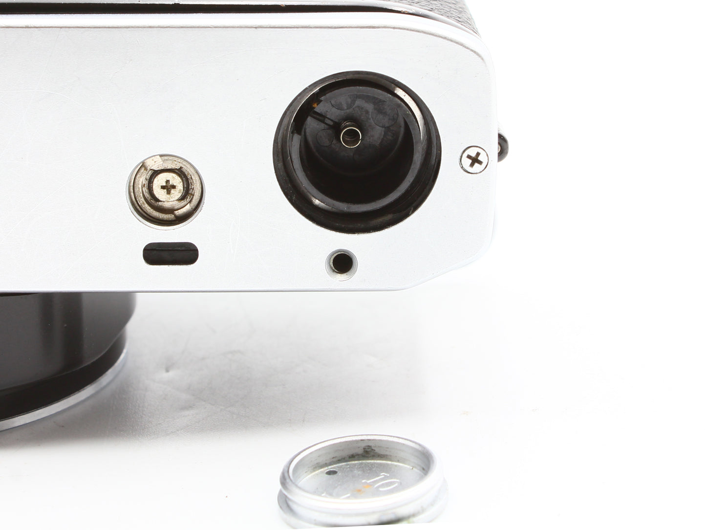 Olympus OM-10 Silver 35mm SLR Film Camera Zuiko Auto-S 50mm F1.8 Lens【Exc+3】