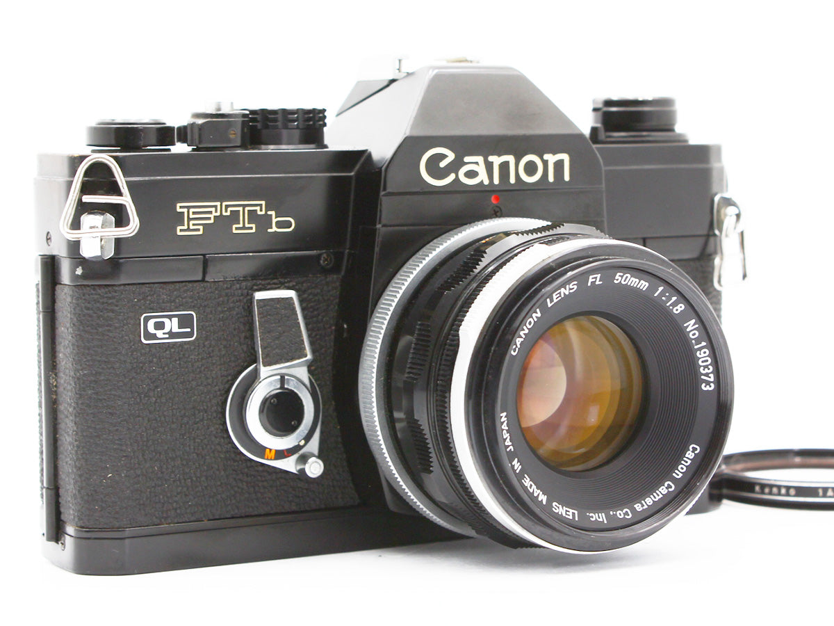 Canon FTb QL 35mm SLR Film Camera Canon FL 50mm f/1.8 Lens from JAPAN【VeryGood】
