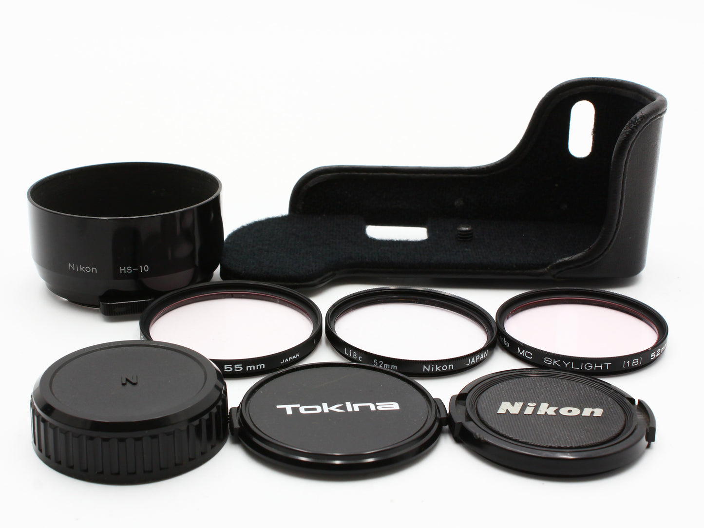 Nikon F50 Black 35mm SLR Film Camera Nikkor 35-80mm Tokina 100-300mm Lens【Exc+4】