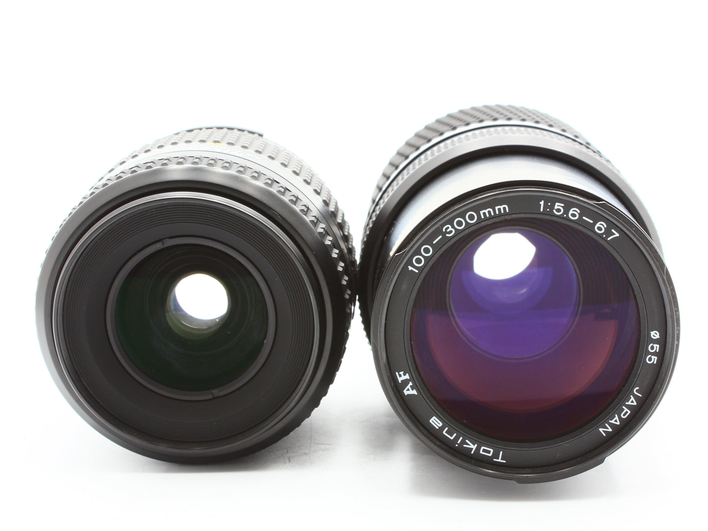 Nikon F50 Black 35mm SLR Film Camera Nikkor 35-80mm Tokina 100-300mm Lens【Exc+4】