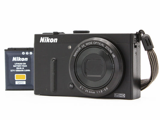 Nikon COOLPIX P330 Black Compact Digital Camera 12.2MP from Japan【Exc+4】