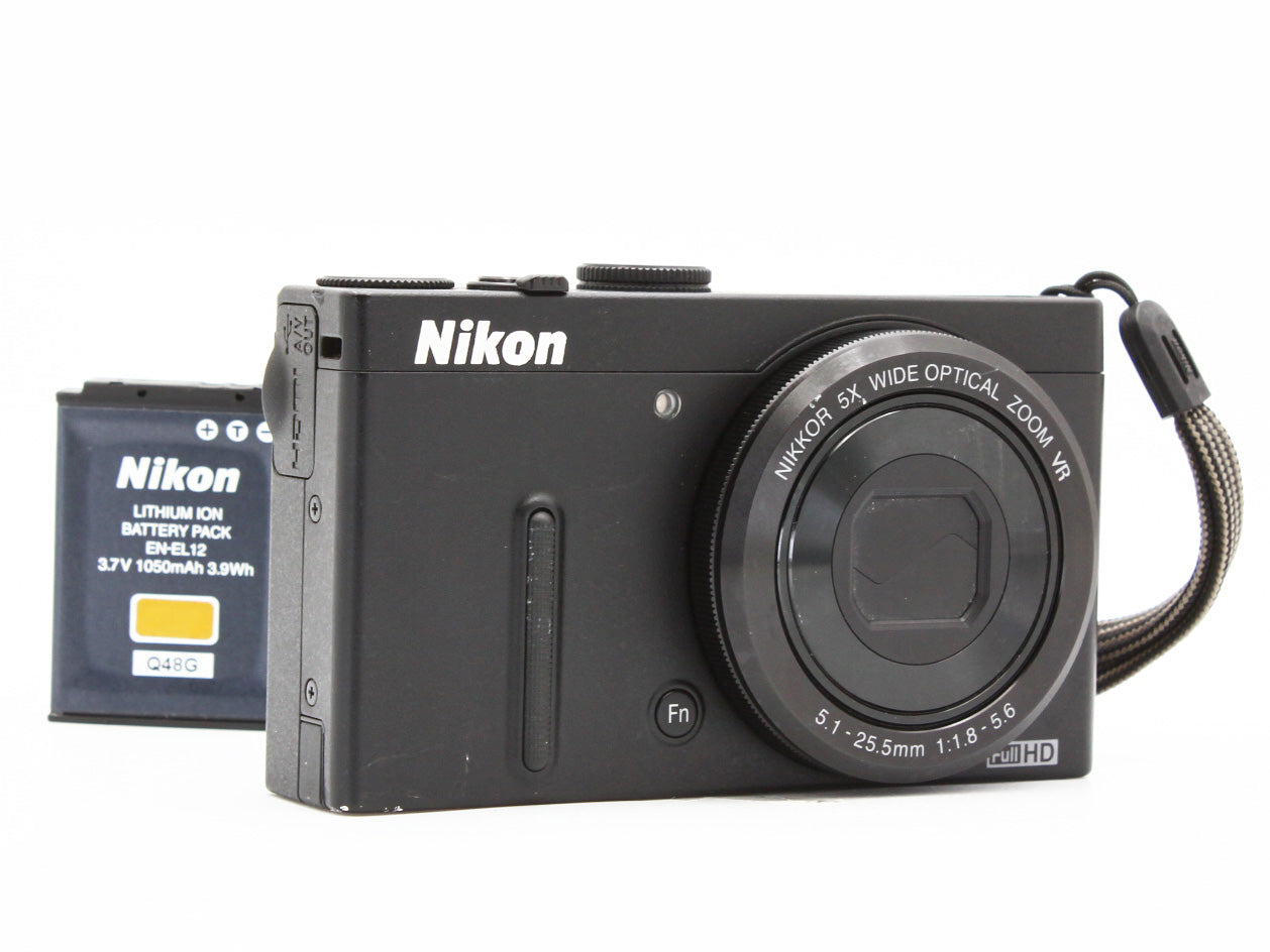 Nikon COOLPIX P330 Black Compact Digital Camera 12.2MP from Japan【Exc+4】