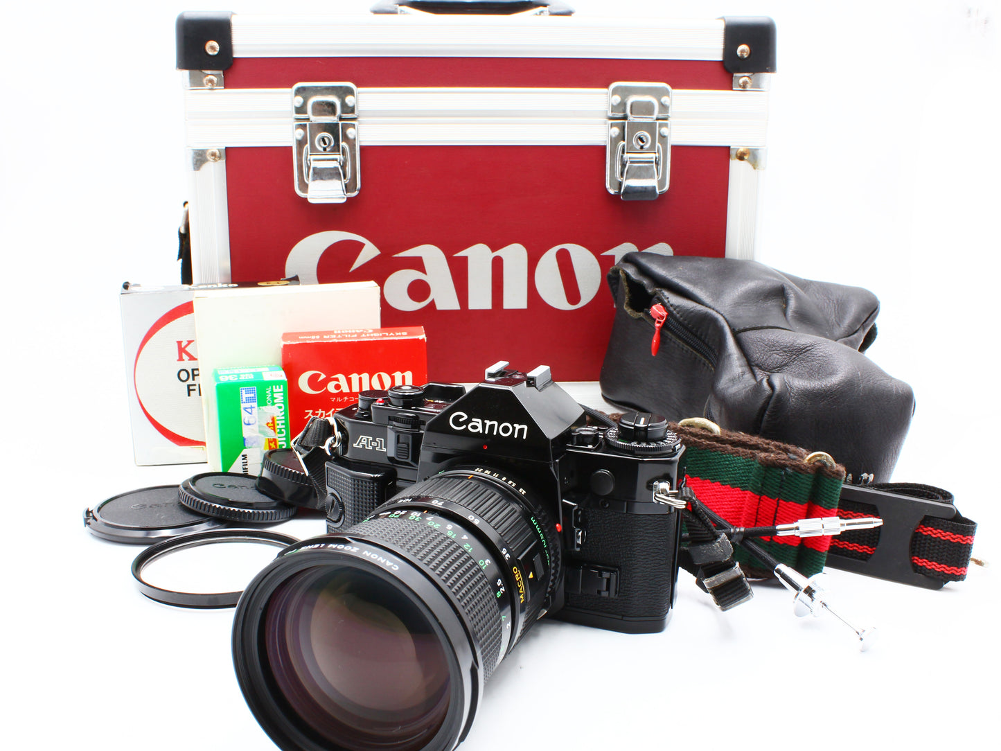 Canon A-1 35mm SLR Film Camera  NewFD 35-105mm f/3.5 Lens from JAPAN【Exc+4】