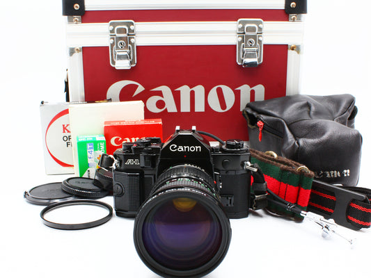Canon A-1 35mm SLR Film Camera  NewFD 35-105mm f/3.5 Lens from JAPAN【Exc+4】