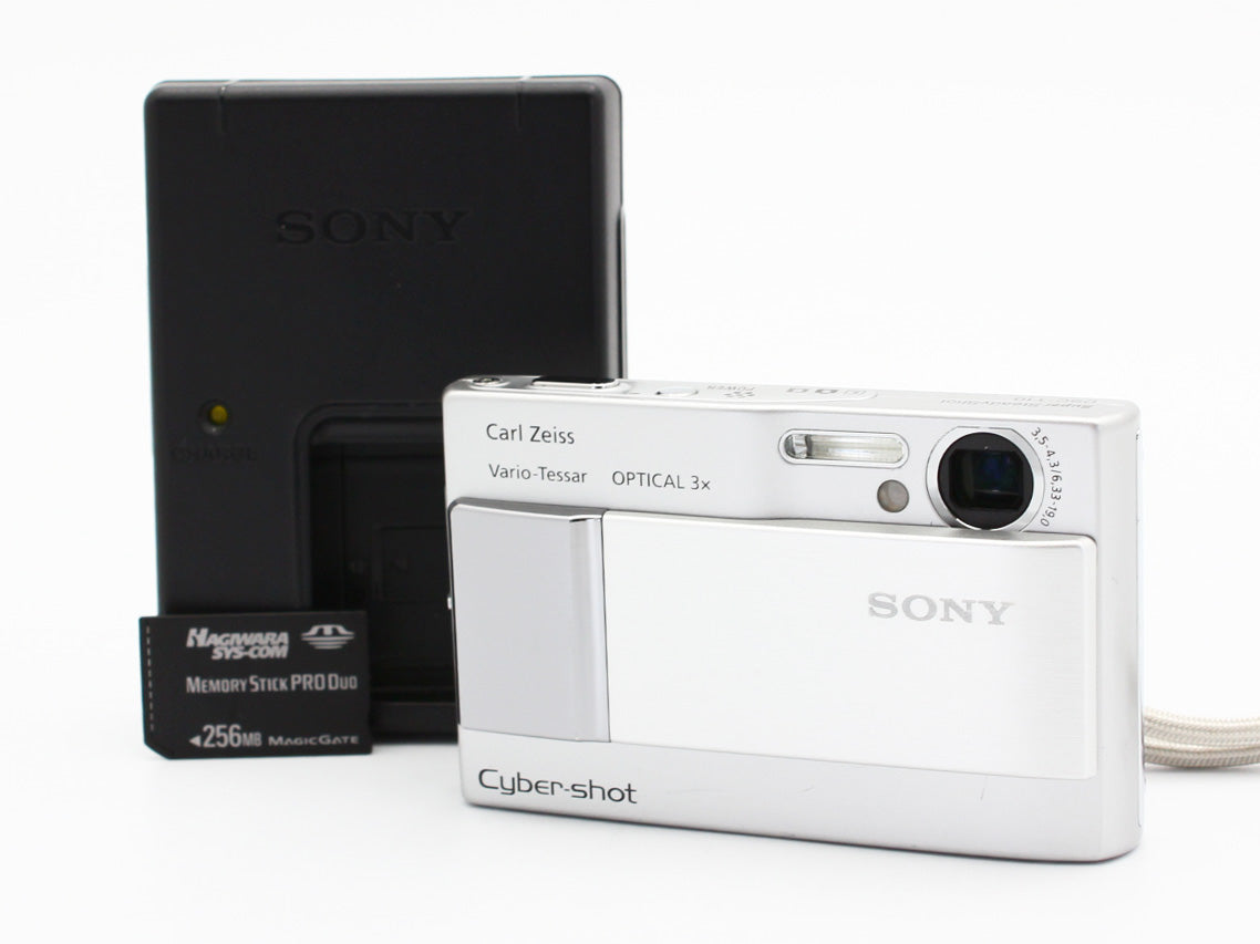 SONY Cyber-shot DSC-T10 7.2MP 3x Optical Zoom Digital Camera from JAPAN【Exc+5】