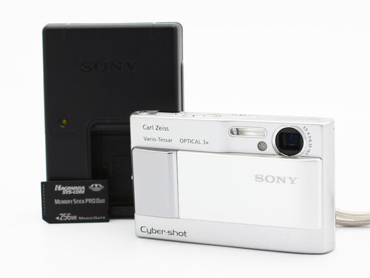 SONY Cyber-shot DSC-T10 7.2MP 3x Optical Zoom Digital Camera from JAPAN【Exc+5】