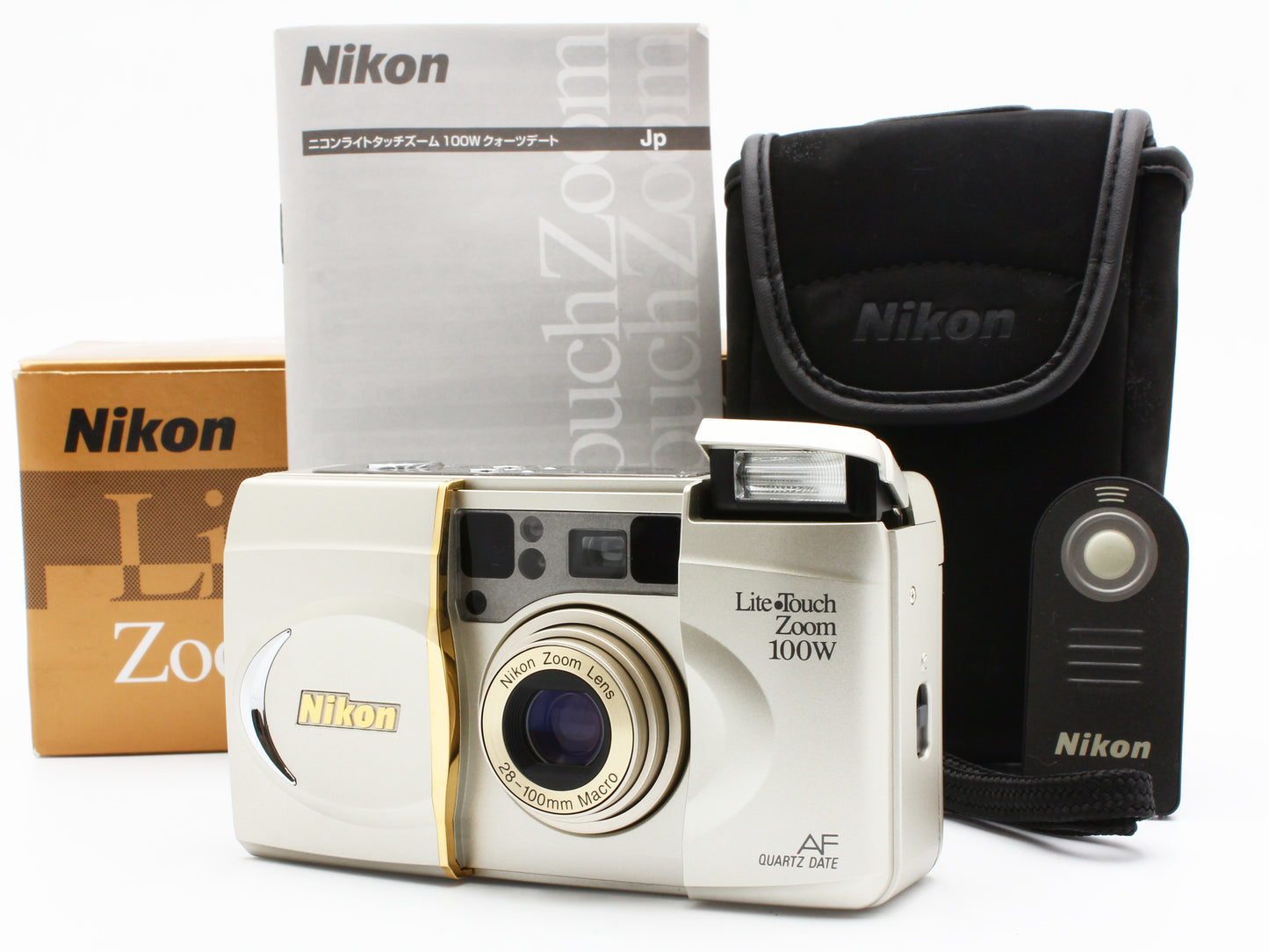 Nikon Lite Touch Zoom 100W AF QD 28-100mm 35mm Point & Shoot Film Camera【Mint】