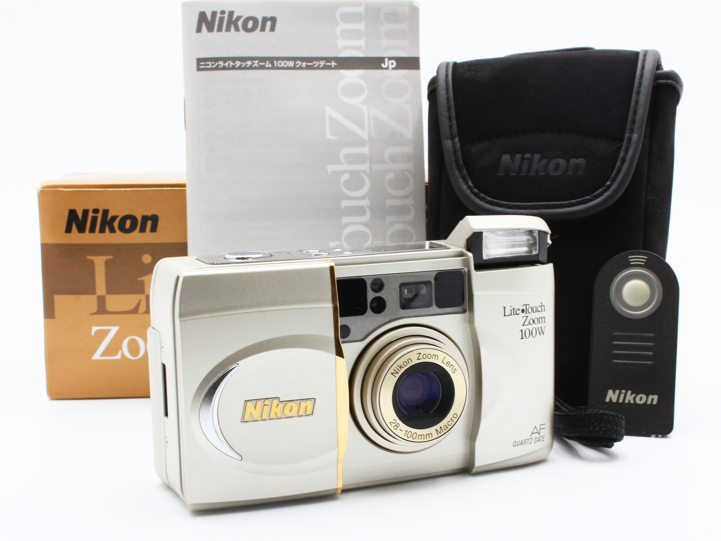 Nikon Lite Touch Zoom 100W AF QD 28-100mm 35mm Point & Shoot Film Camera【Mint】