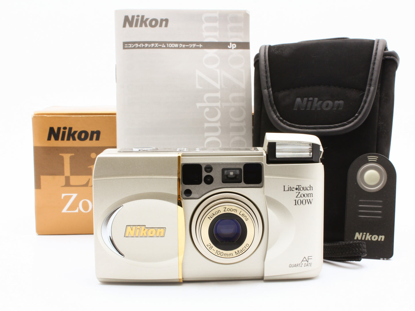 Nikon Lite Touch Zoom 100W AF QD 28-100mm 35mm Point & Shoot Film Camera【Mint】
