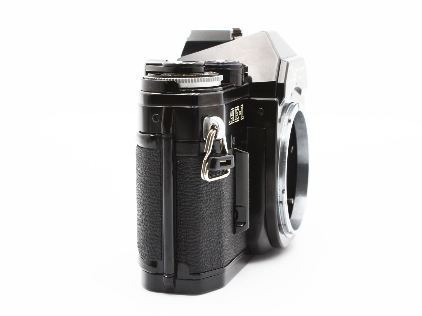 Canon AE-1 Black 35mm SLR Film Camera FD 50mm f/1.4 S.S.C. Lens【Exc+3】