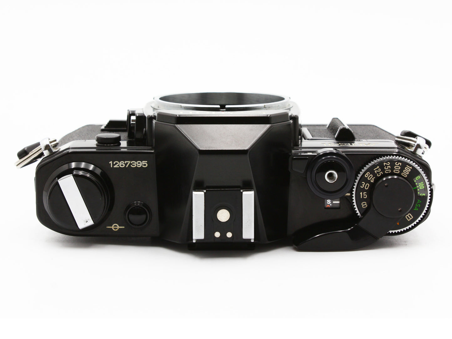 Canon AE-1 Black 35mm SLR Film Camera FD 50mm f/1.4 S.S.C. Lens【Exc+3】