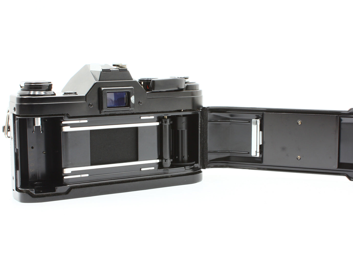 Canon AE-1 Black 35mm SLR Film Camera FD 50mm f/1.4 S.S.C. Lens【Exc+3】