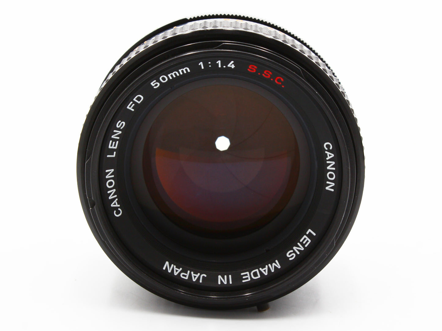 Canon AE-1 Black 35mm SLR Film Camera FD 50mm f/1.4 S.S.C. Lens【Exc+3】