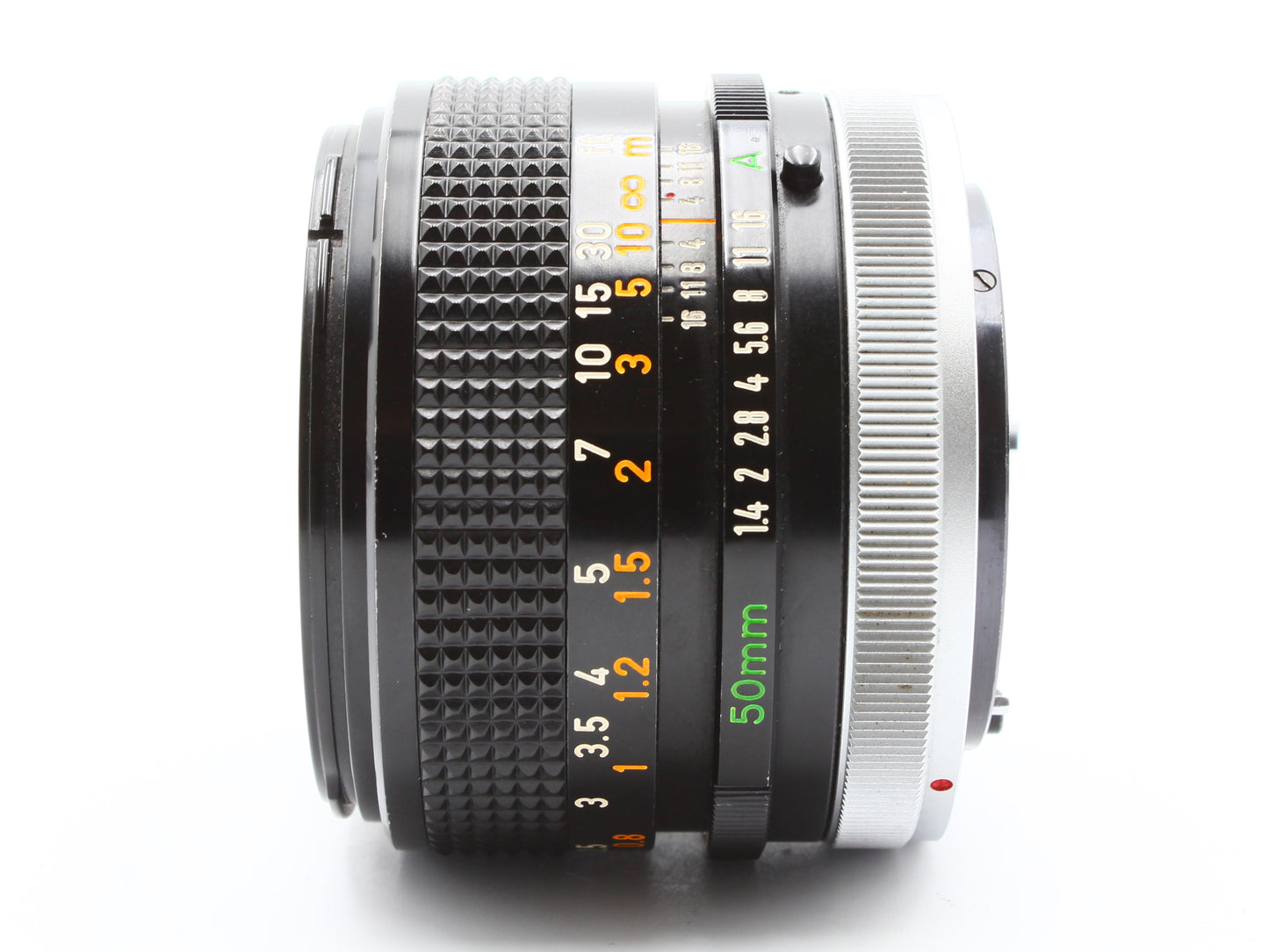 Canon AE-1 Black 35mm SLR Film Camera FD 50mm f/1.4 S.S.C. Lens【Exc+3】