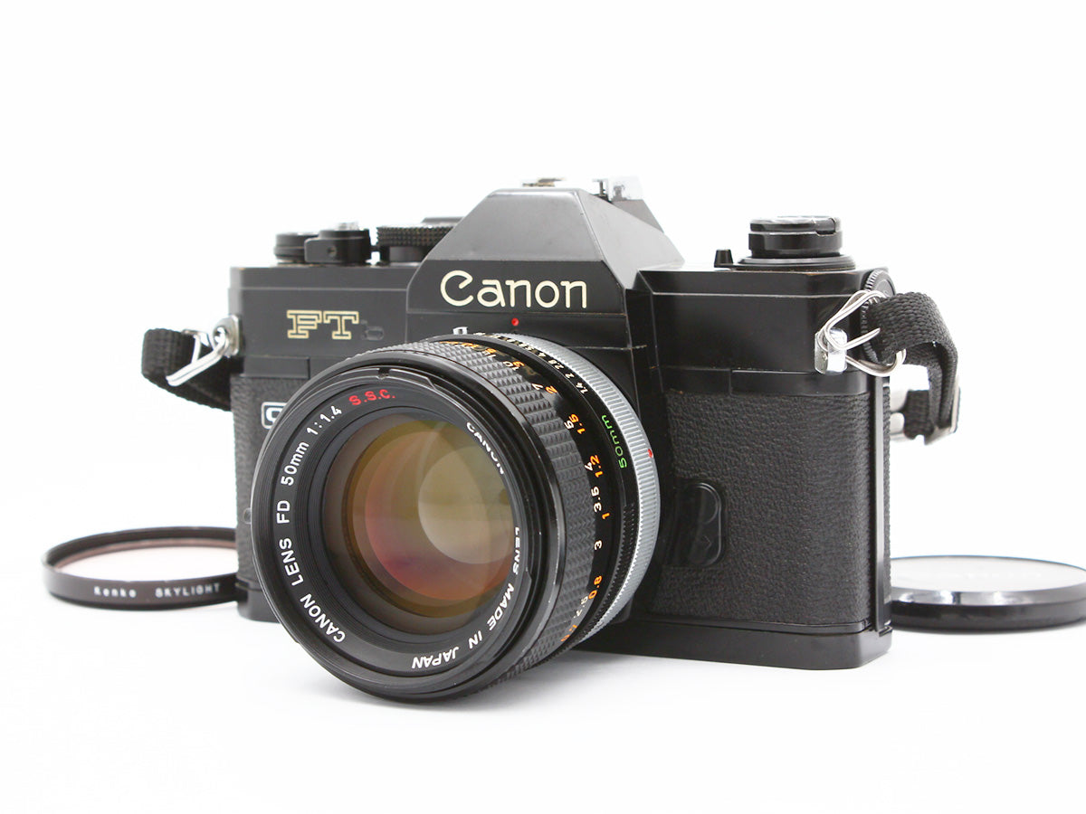 Canon FTb QL 35mm SLR Film Camera FD 50mm f/1.4 Lens S.S.C. Lens JAPAN【Exc+4】