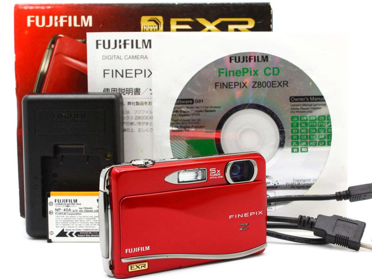 Fujifilm FINEPIX Z Z800EXR 12MP Red Compact Digital Camera from JAPAN【Exc+5】