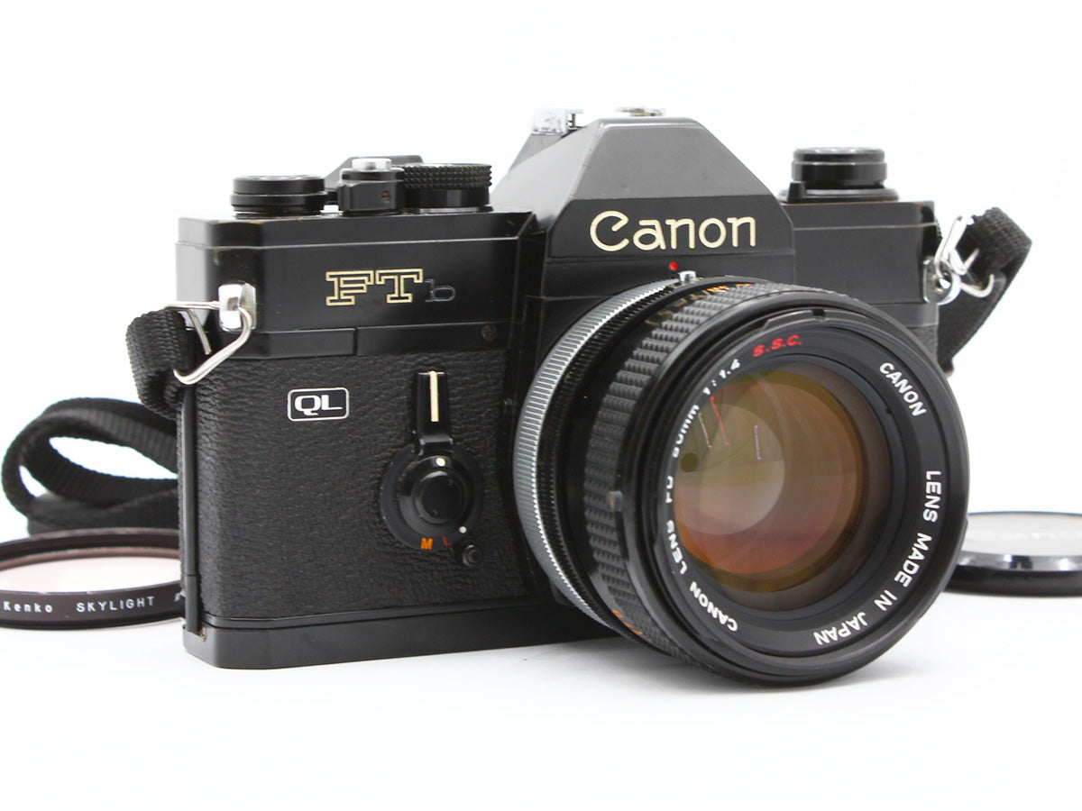 Canon FTb QL 35mm SLR Film Camera FD 50mm f/1.4 Lens S.S.C. Lens JAPAN【Exc+4】