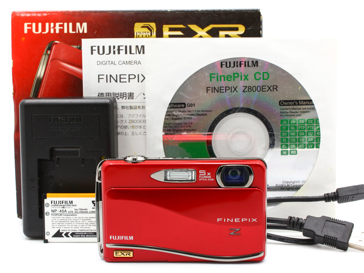 Fujifilm FINEPIX Z Z800EXR 12MP Red Compact Digital Camera from JAPAN【Exc+5】