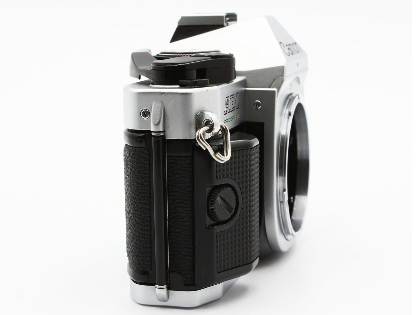 Canon AE-1 Program Silver 35mm SLR Film Camera New FD 50mm f/1.4 Lens【Exc+5】