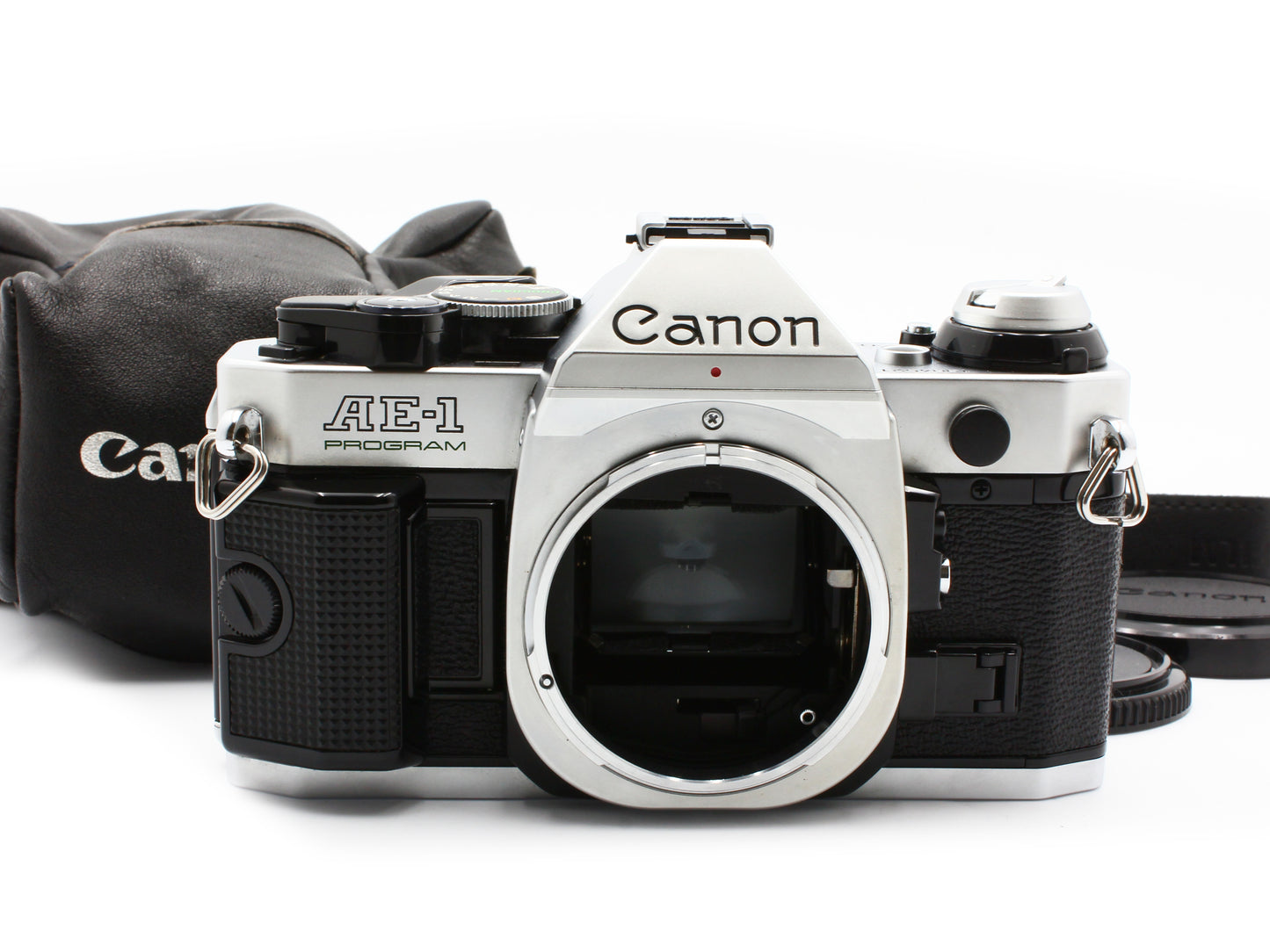 Canon AE-1 Program Silver 35mm SLR Film Camera from JAPAN 【Exc+4】