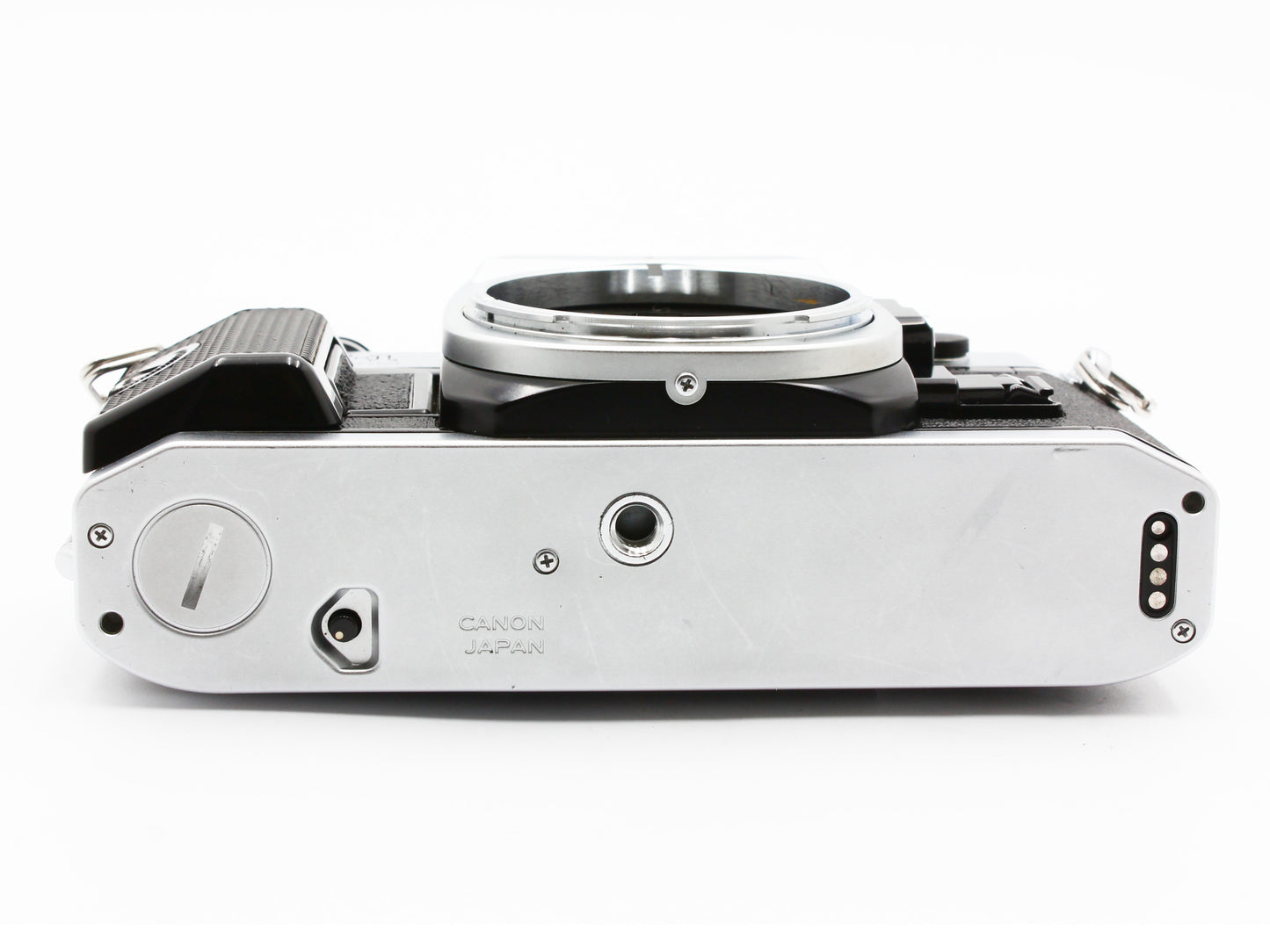 Canon AE-1 Program Silver 35mm SLR Film Camera from JAPAN 【Exc+4】