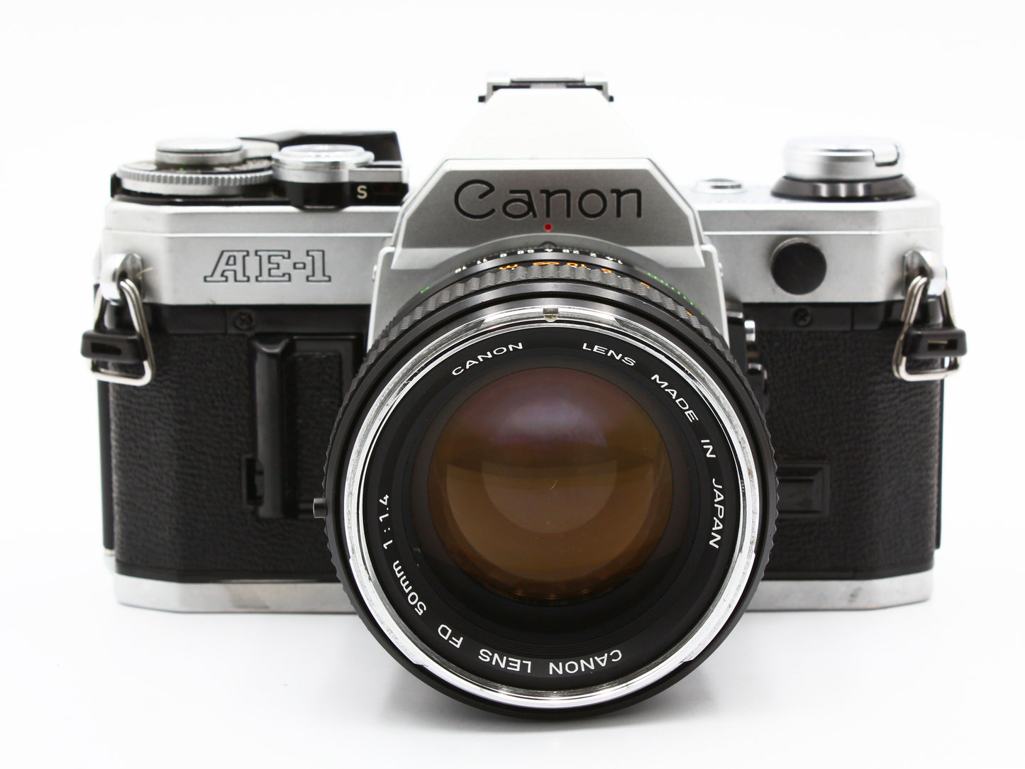 Canon AE-1 35mm SLR Film Camera FD 50mm f/1.4 Lens from JAPAN【Exc+3】