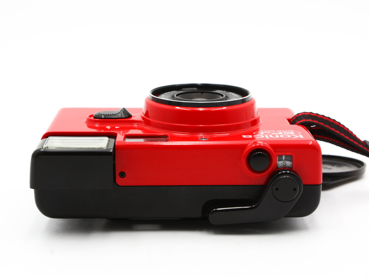 Konica EFJ Auto Date Red Hexanon 36mm f/4 35mm Film Camera From JAPAN【Exc+5】