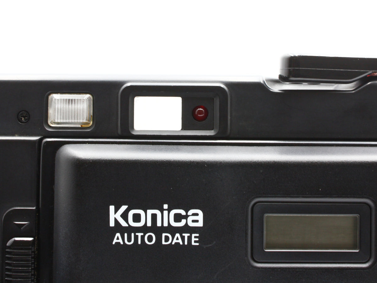 Konica EFJ Auto Date Red Hexanon 36mm f/4 35mm Film Camera From JAPAN【Exc+5】