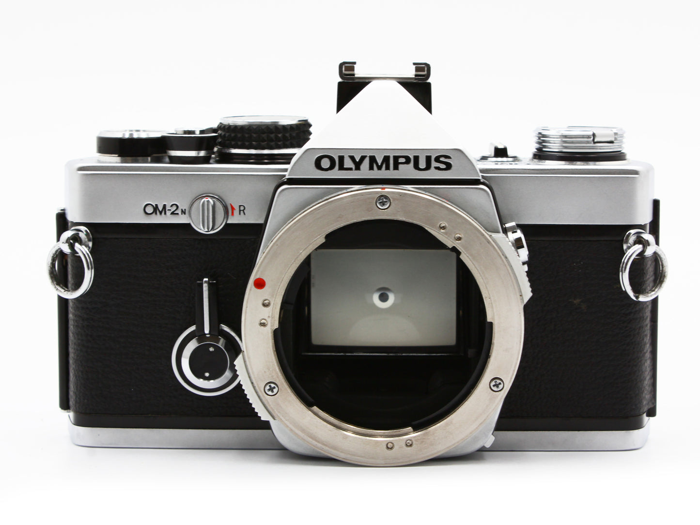 Olympus OM-2N Silver 35mm SLR Film Camera Zuiko Auto-S 50mm f/1.4 Lens【Exc+3】