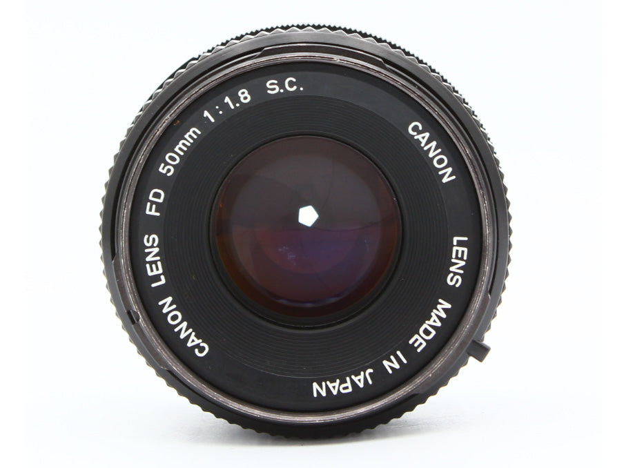 Canon AE-1 SLR 35mm Film Camera FD 50mm f/1.8 s.c. Lens from JAPAN【Exc+3】