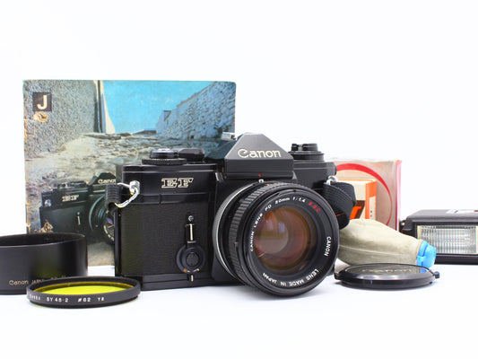 Canon EF 35mm SLR Film Camera FD 50mm f/1.4 S.S.C. Lens from JAPAN【VeryGood】