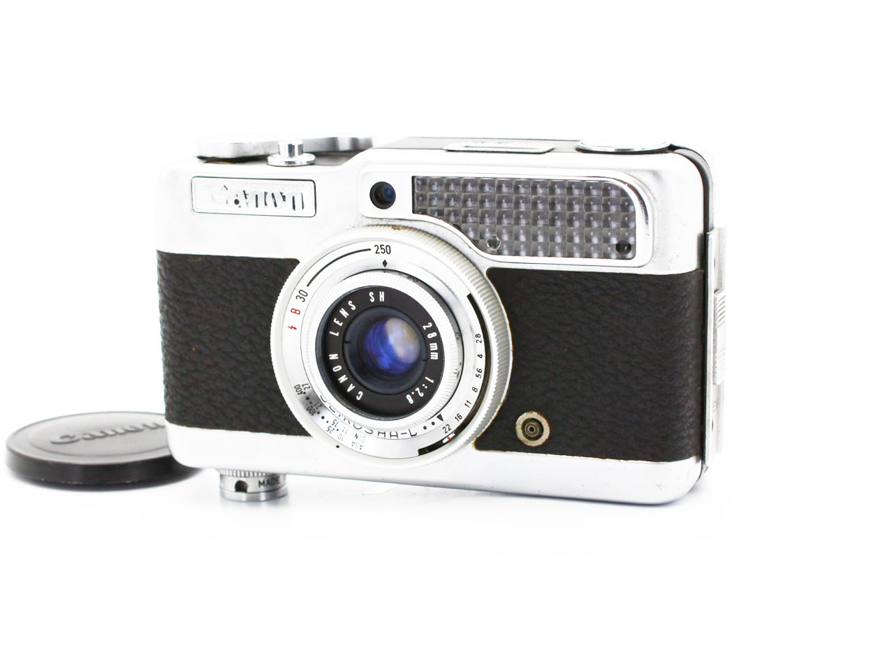 Canon Demi Half Frame 35mm Film Camera 28mm f/2.8 Lens from JAPAN【Exc+4】