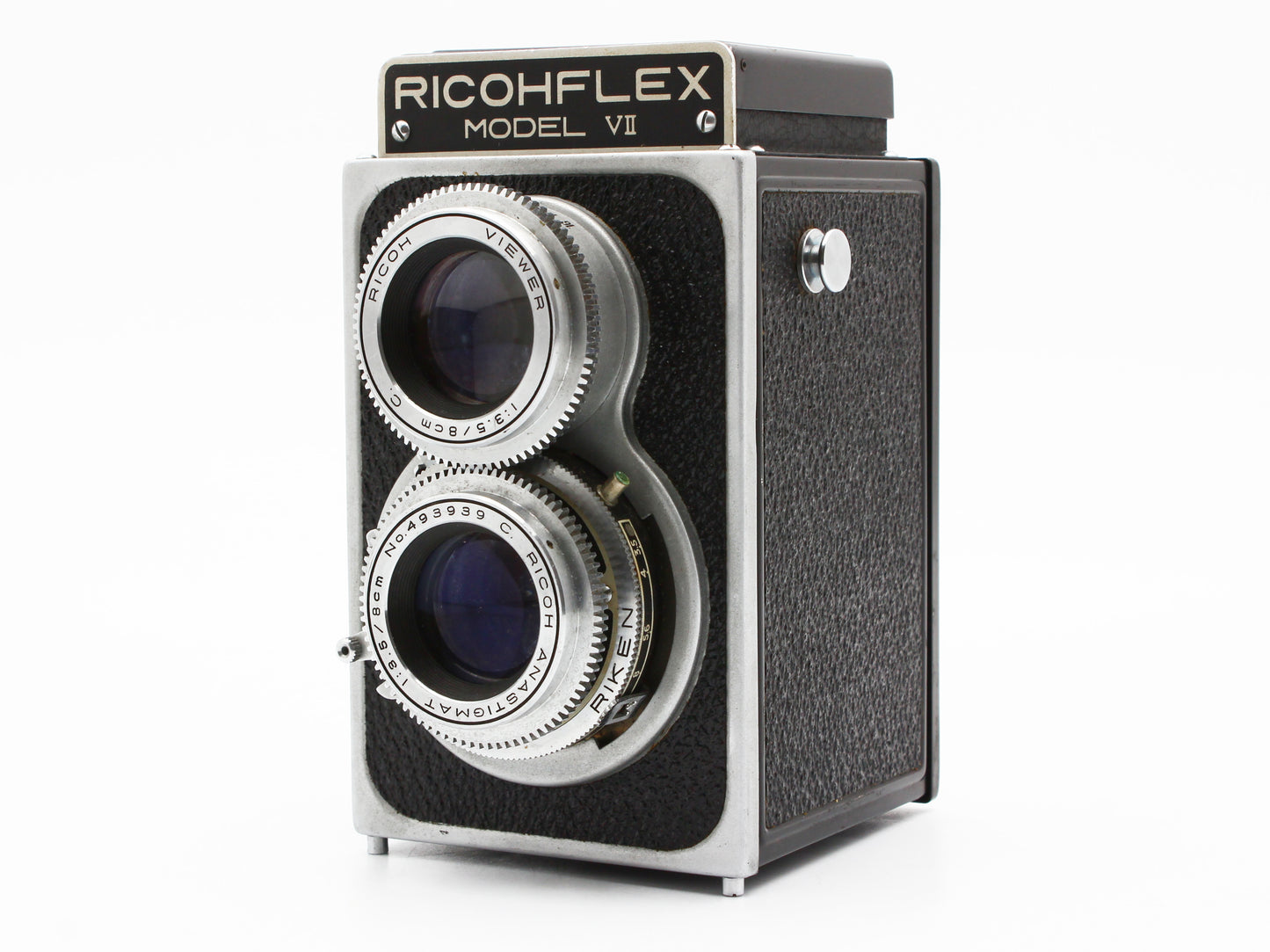 Ricohflex Model VII 6x6 TLR 120 Film Camera 8cm f/3.5 Lens from JAPAN【Exc+3】
