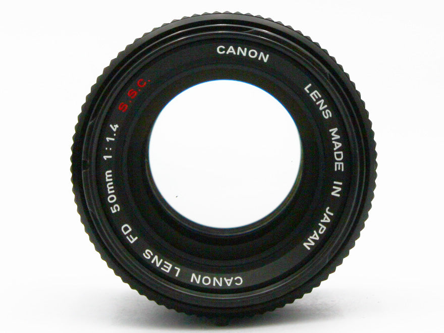 Canon EF 35mm SLR Film Camera FD 50mm f/1.4 S.S.C. Lens from JAPAN【VeryGood】
